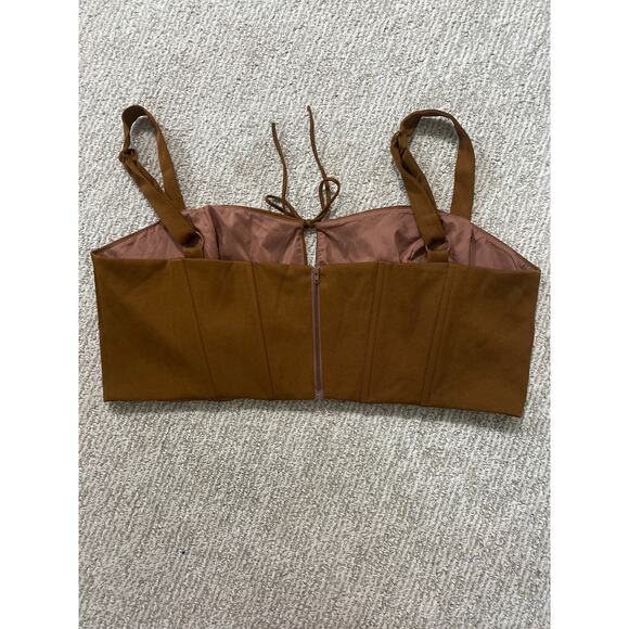 Remi x Revolve corset bustier women’s size XL brown - Picture 3 of 6